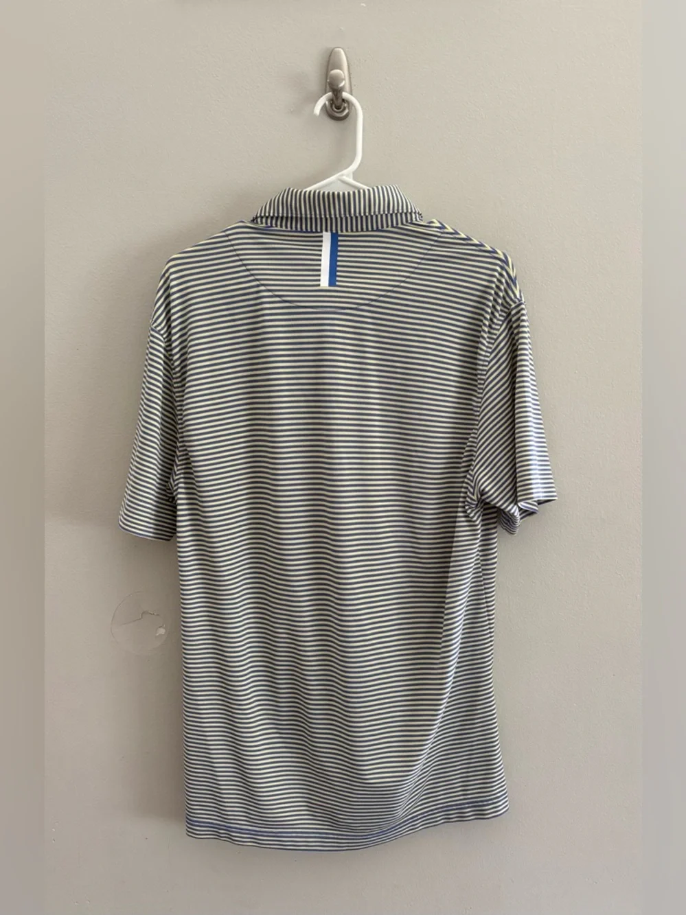 Rhoback Men’s The Birdie Stripe Short Sleeve Performance Polo | Size M - Picture 3 of 10